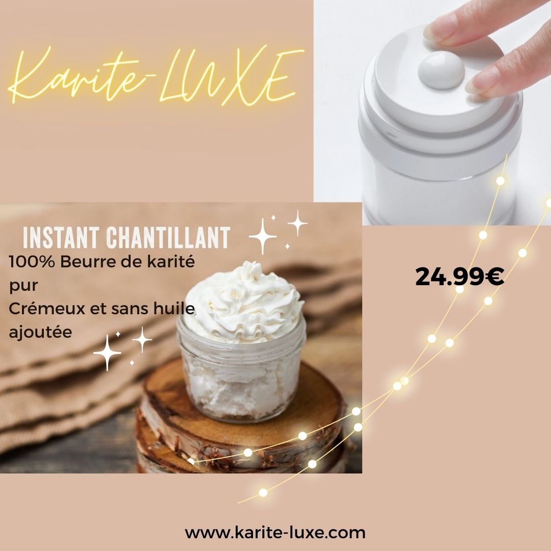 Beurre de Karité Pur  Karite-Luxe – KARITE-LUXE